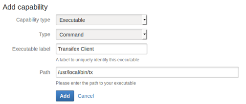 Adding the Transifex Client to Bamboo