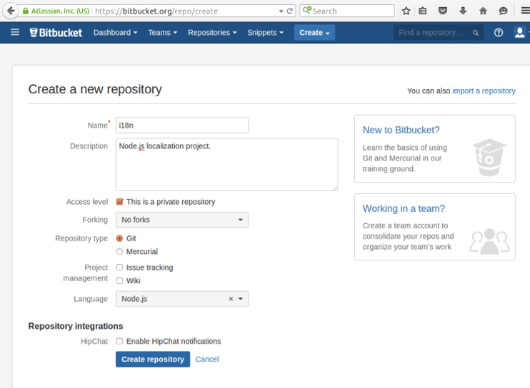Integrating Transifex and Bitbucket (Part 1)
