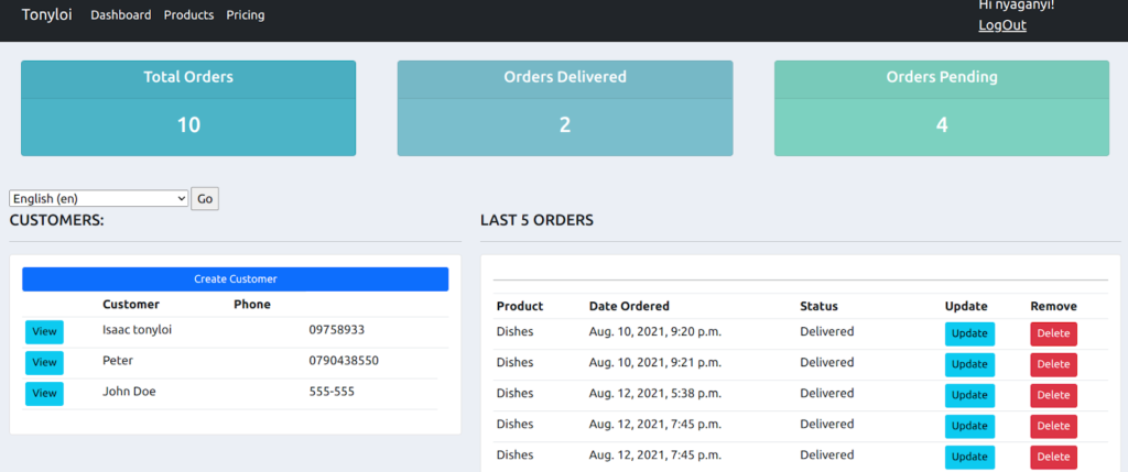 Django app localization
