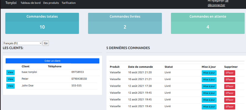Django app localization in French