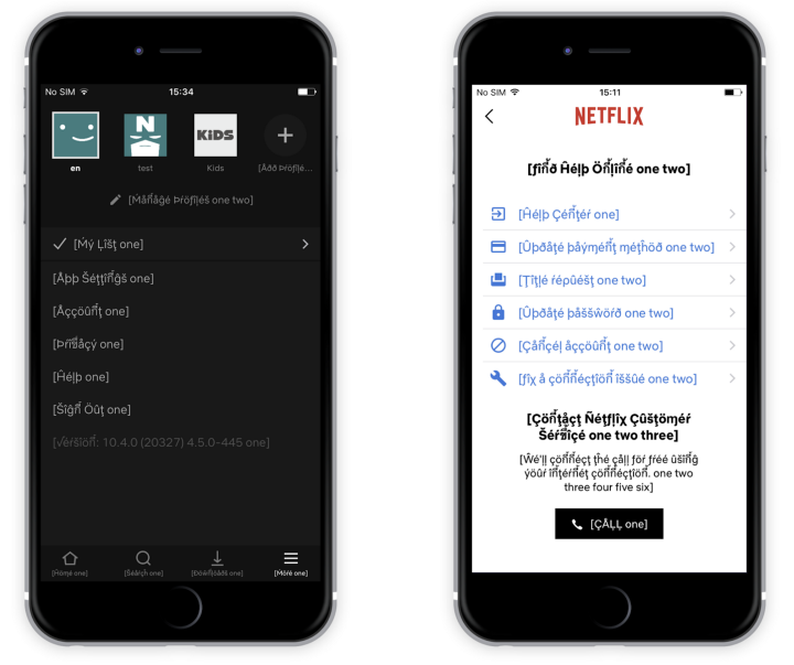 Netflix localization testing, pseudo localization - Transifex guide