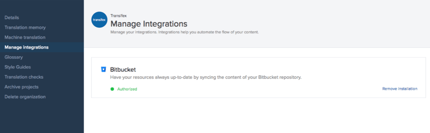 Transifex Bitbucket Integration: Syncing Your Repositories & Projects ...