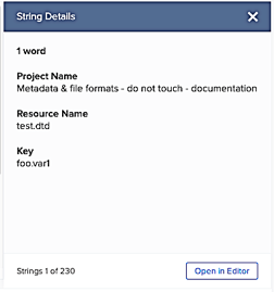 String Details