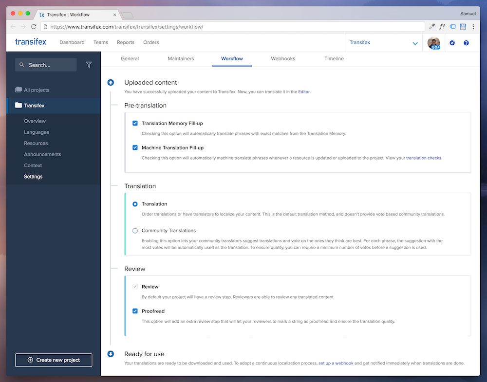 translation workflow