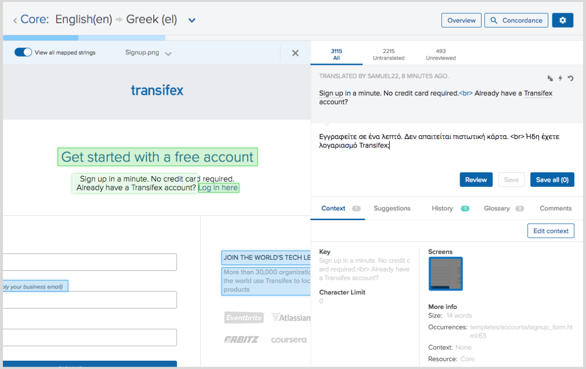 App localization tools
