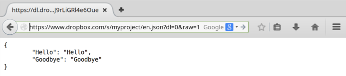 Dropbox raw