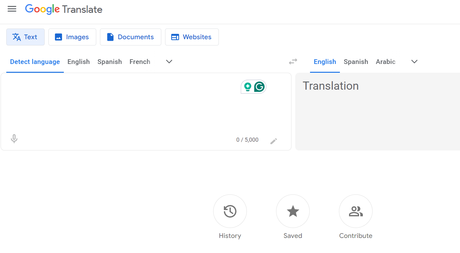 google translation