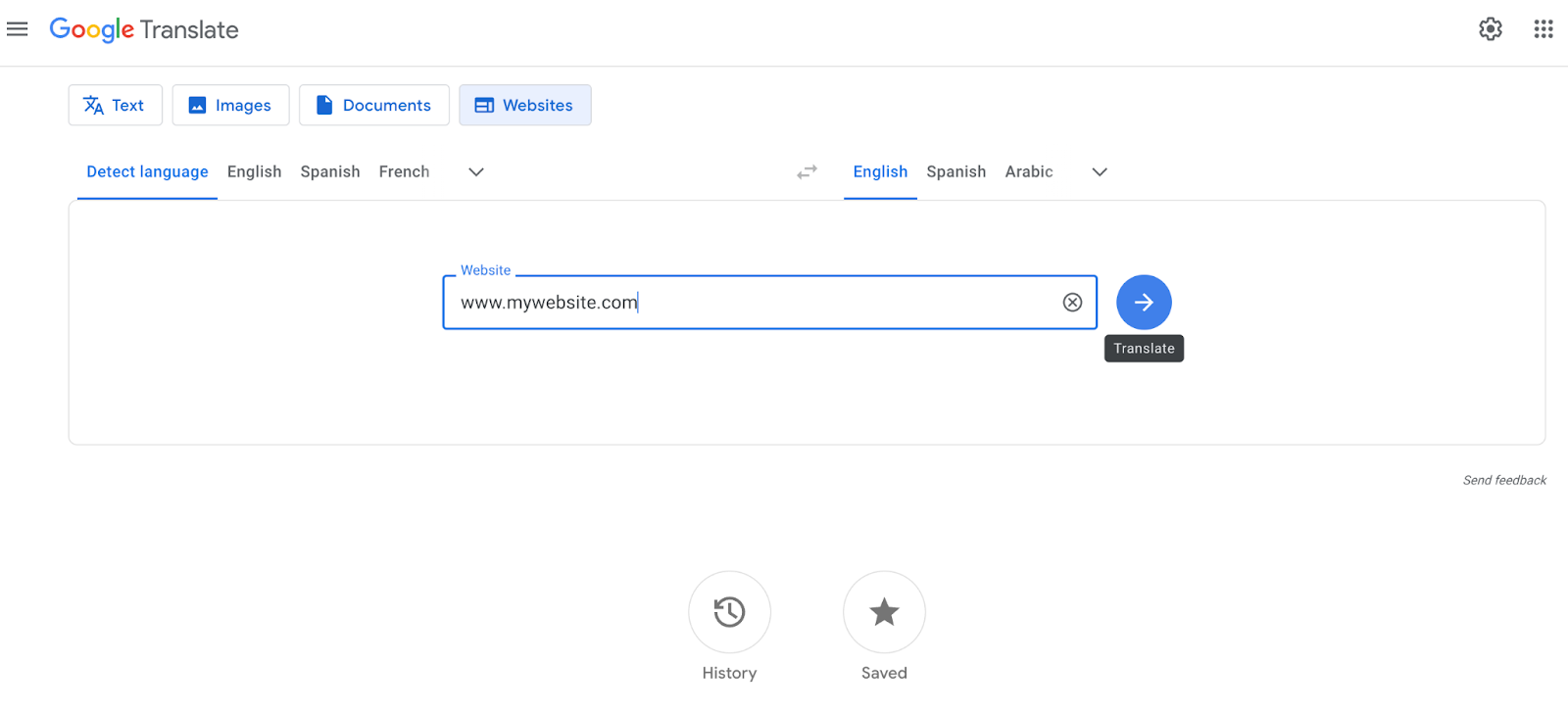 google translate