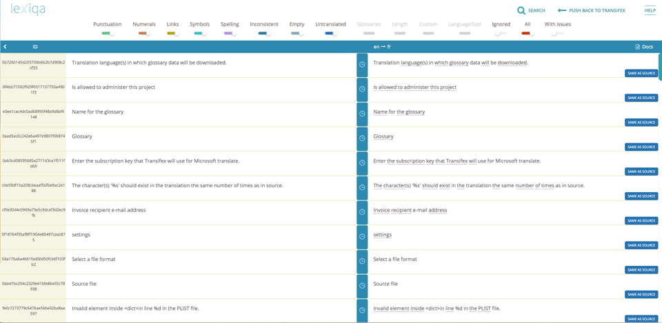 Improve Translation Quality with the New Transifex lexiQA Integration