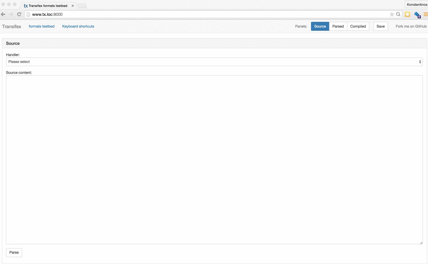 OpenFormats Testbed