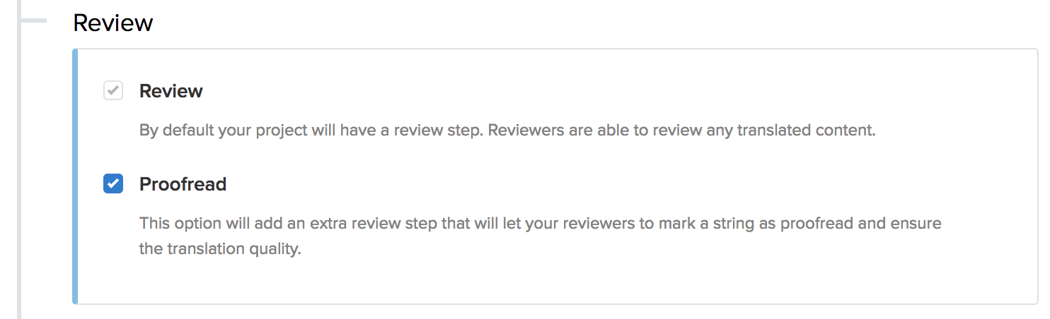 review your translation workflow