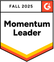 Transifex G2 Fall 2025 badge - Momentum Leader