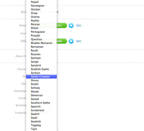 Skype languages